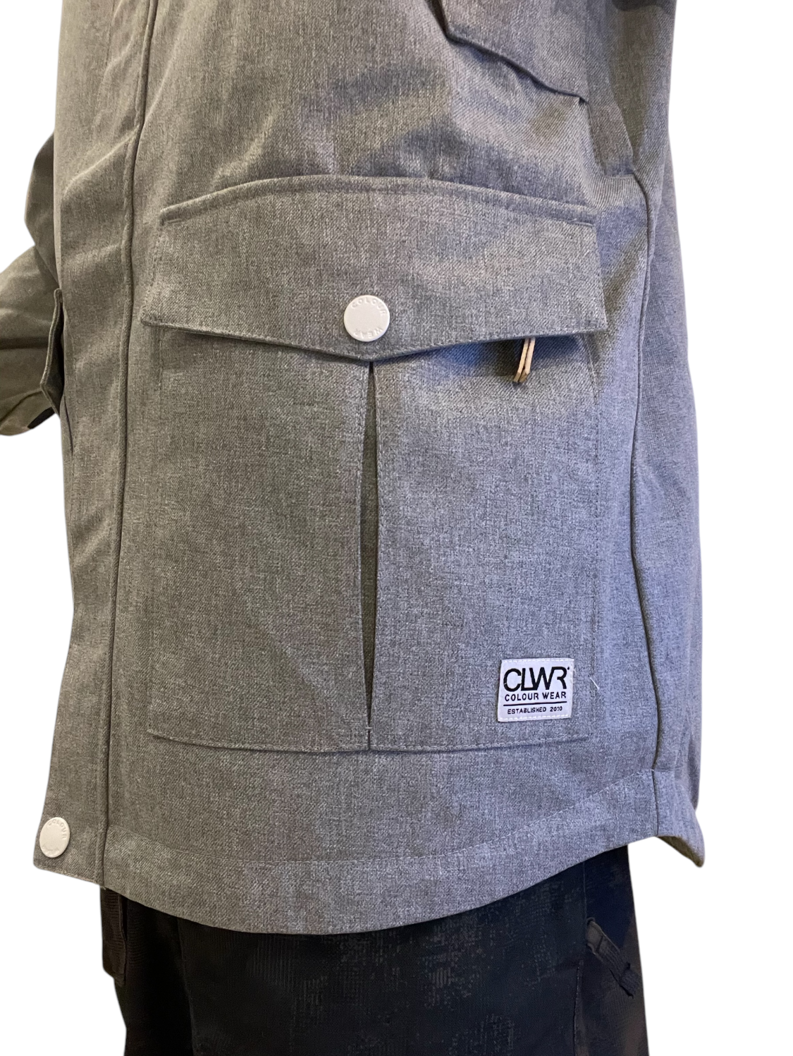 CLWR Charge Jacket Grey Melange