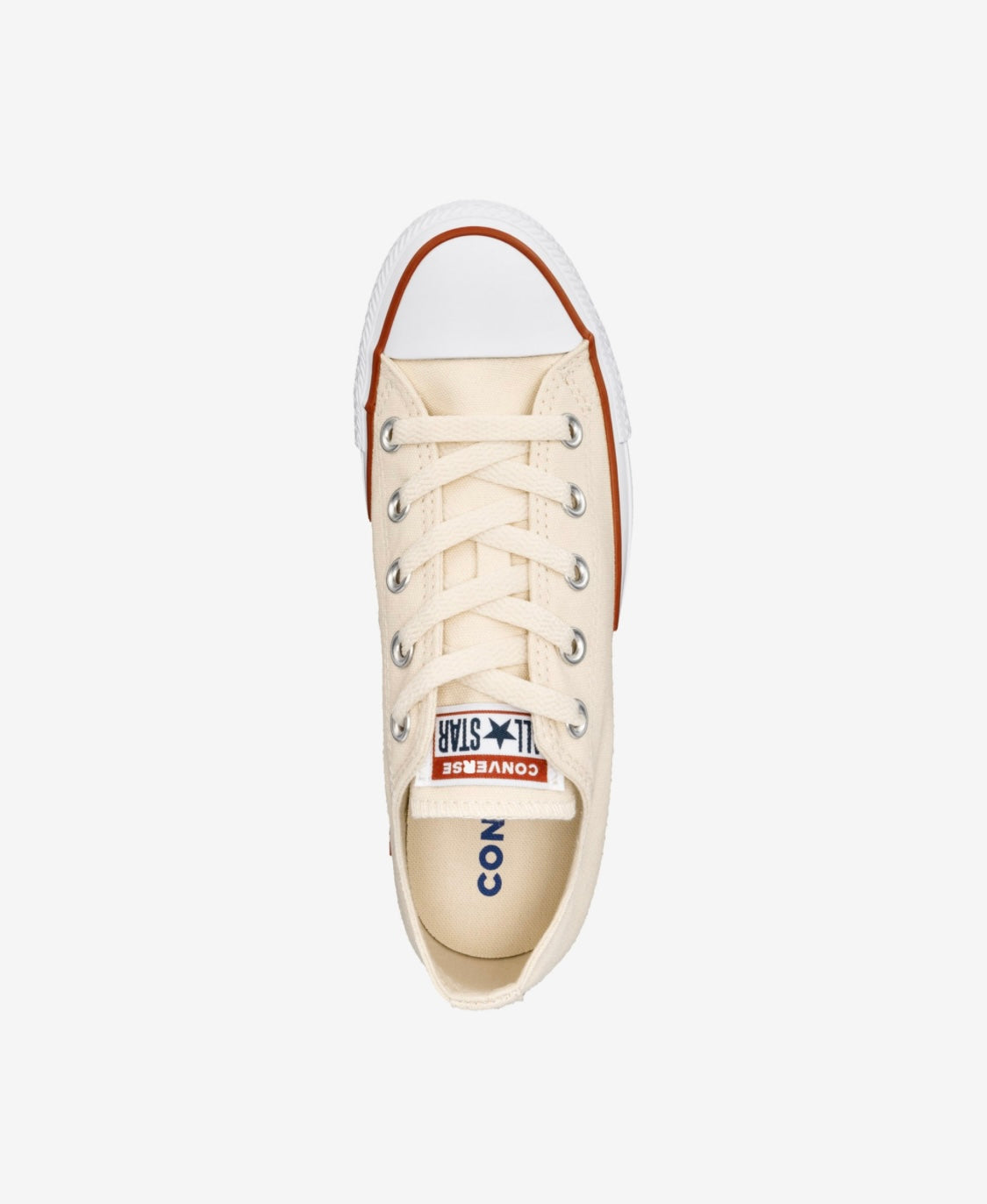 Cream Low-Top Converse Chuck Taylor All Star Sneakers